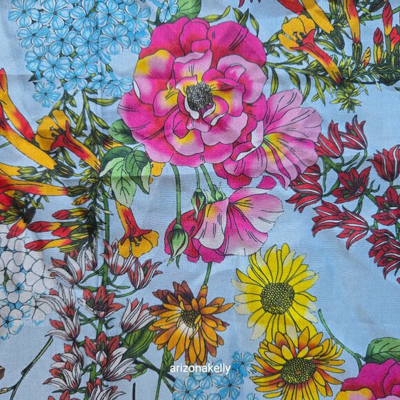 Johnny Was Silk Scarf #14 - Picture 8 of 10